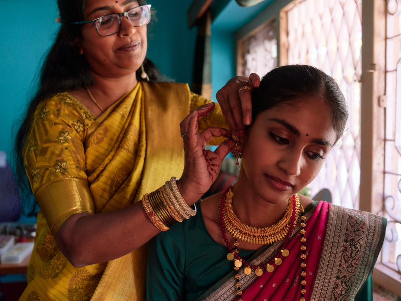 For Many Indian Brides, Flowers Go Beyond the Bouquet